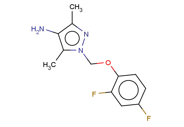 1-[(2,4-difluorophenoxy)methyl]-3,5-dimethyl-1H-pyrazol-4-amine
