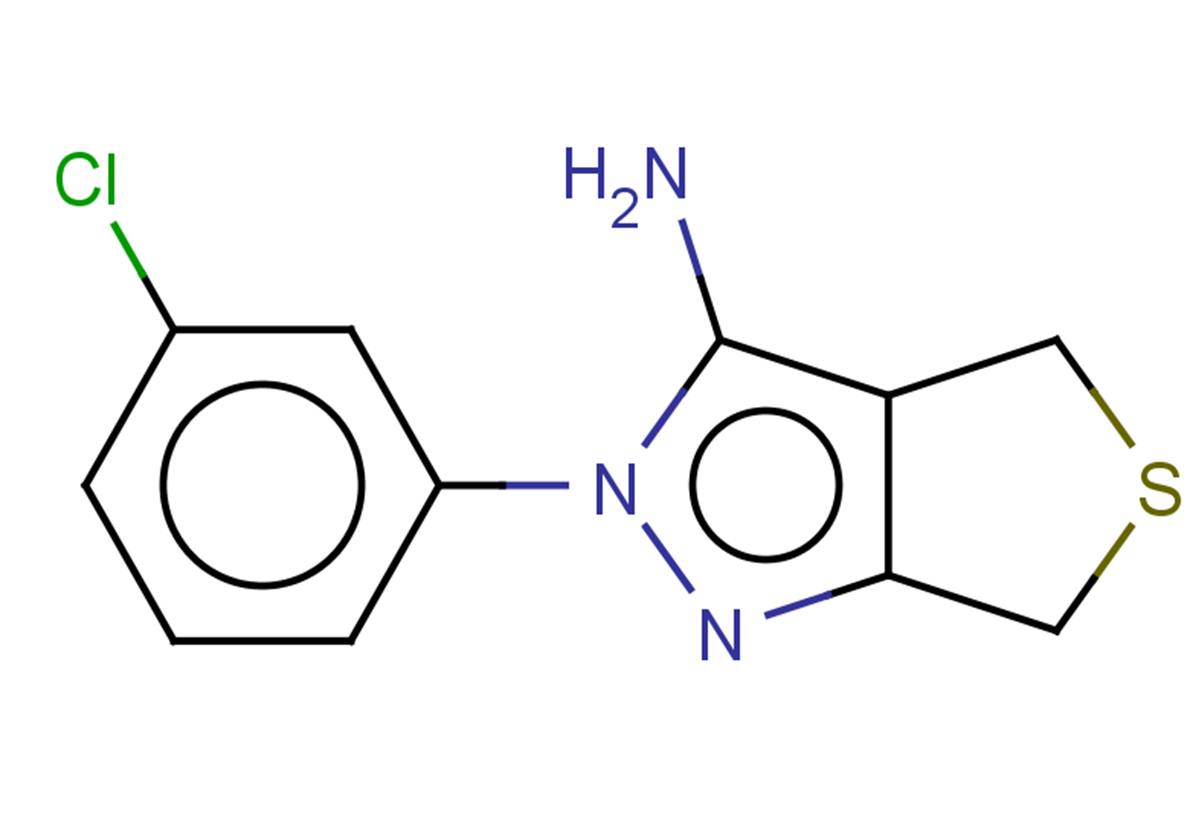 2-(3-chlorophenyl)-2H,4H,6H-thieno[3,4-c]pyrazol-3-amine
