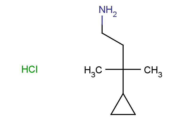 3-cyclopropyl-3-methylbutan-1-amine hydrochloride