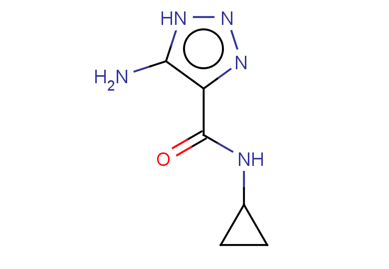 5-amino-N-cyclopropyl-1H-1,2,3-triazole-4-carboxamide