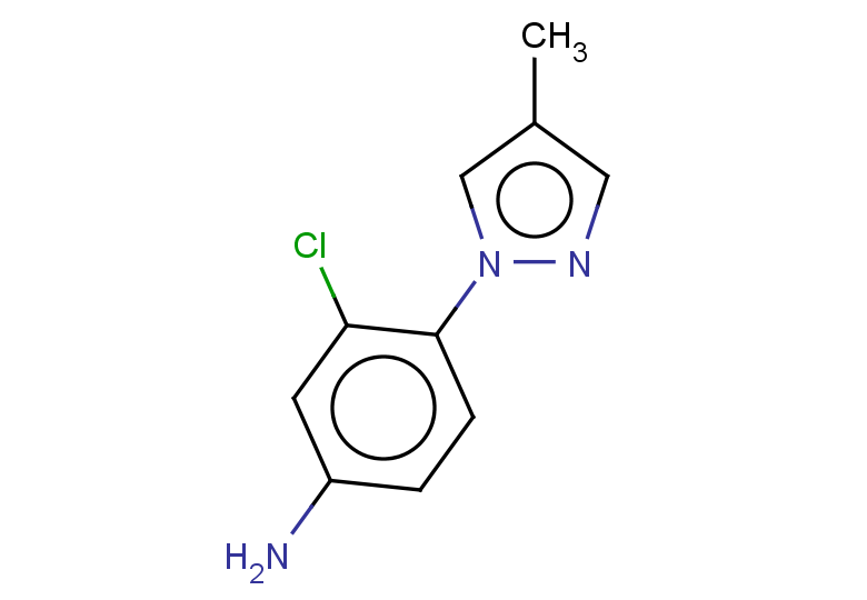3-chloro-4-(4-methyl-1H-pyrazol-1-yl)aniline