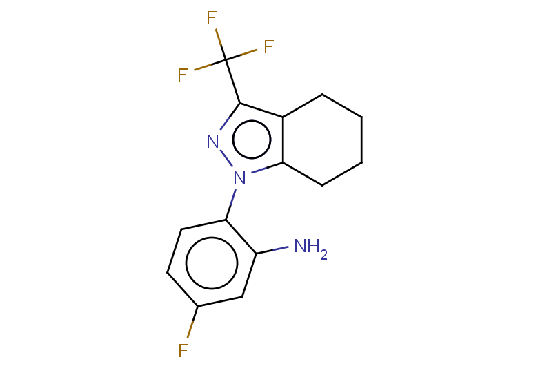 5-fluoro-2-[3-(trifluoromethyl)-4,5,6,7-tetrahydro-1H-indazol-1-yl]aniline