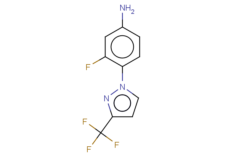 3-fluoro-4-[3-(trifluoromethyl)-1H-pyrazol-1-yl]aniline
