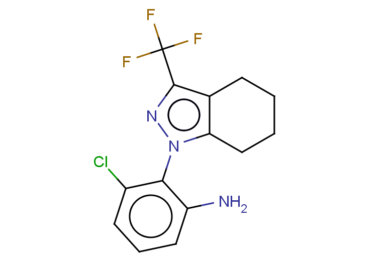 3-chloro-2-[3-(trifluoromethyl)-4,5,6,7-tetrahydro-1H-indazol-1-yl]aniline