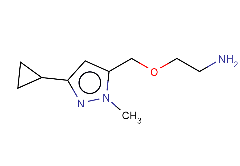 2-[(3-cyclopropyl-1-methyl-1H-pyrazol-5-yl)methoxy]ethan-1-amine
