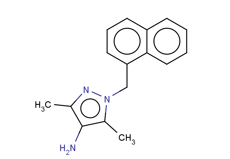 3,5-dimethyl-1-[(naphthalen-1-yl)methyl]-1H-pyrazol-4-amine