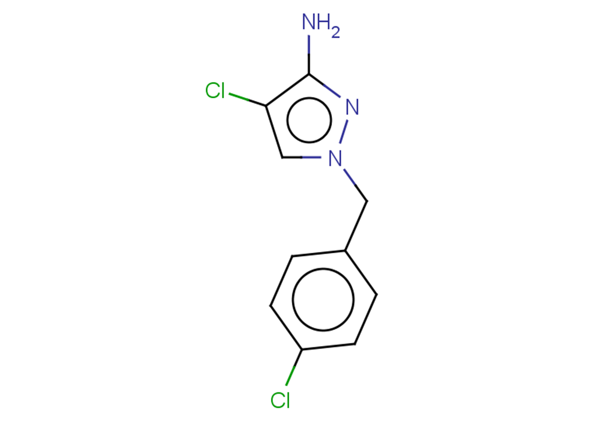 4-chloro-1-[(4-chlorophenyl)methyl]-1H-pyrazol-3-amine