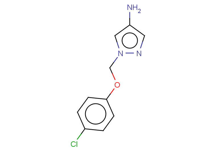 1-[(4-chlorophenoxy)methyl]-1H-pyrazol-4-amine