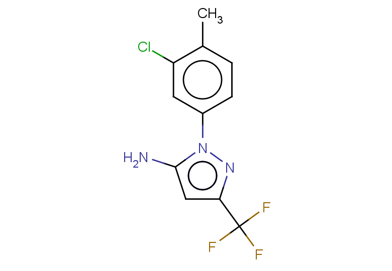 1-(3-chloro-4-methylphenyl)-3-(trifluoromethyl)-1H-pyrazol-5-amine