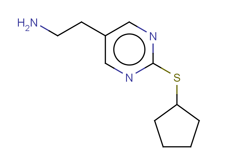 2-[2-(cyclopentylsulfanyl)pyrimidin-5-yl]ethan-1-amine
