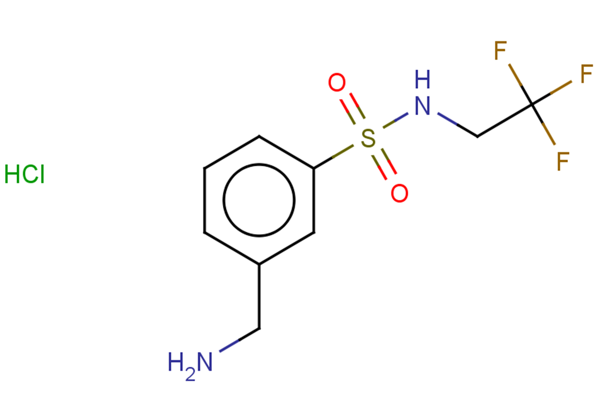 3-(aminomethyl)-N-(2,2,2-trifluoroethyl)benzene-1-sulfonamide hydrochloride