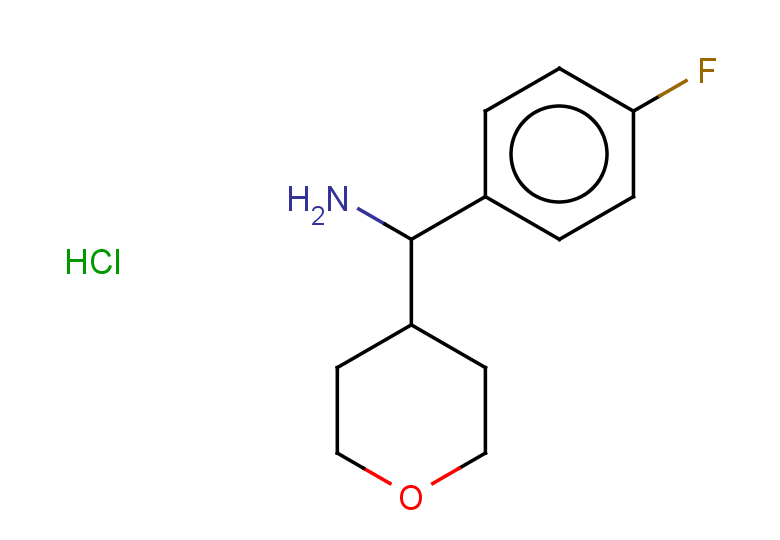 1-(4-fluorophenyl)-1-(oxan-4-yl)methanamine hydrochloride