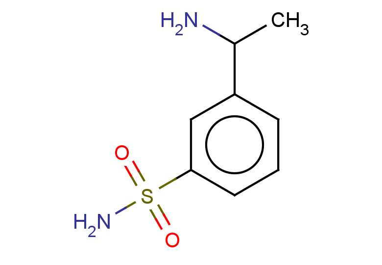 3-(1-aminoethyl)benzene-1-sulfonamide