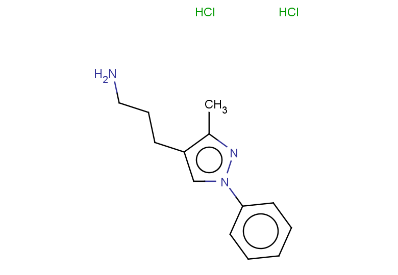 3-(3-methyl-1-phenyl-1H-pyrazol-4-yl)propan-1-amine dihydrochloride