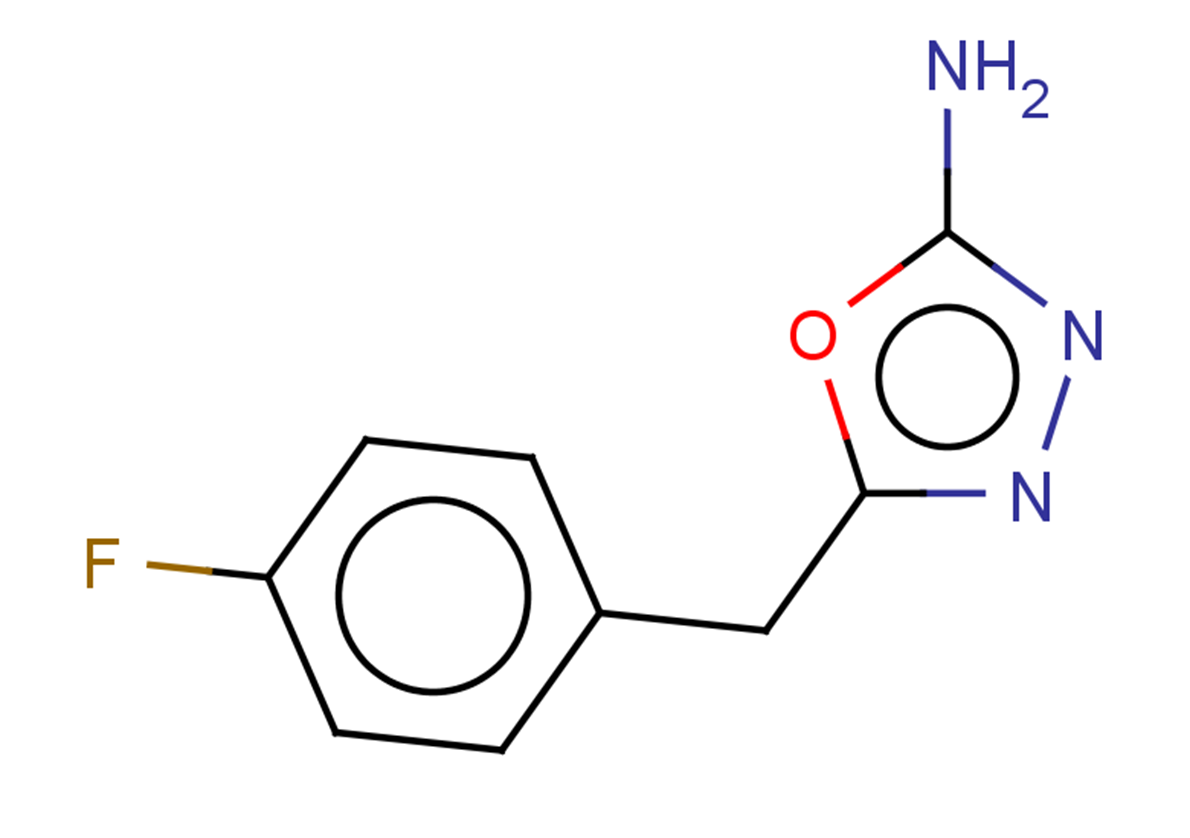 5-(4-fluorobenzyl)-1,3,4-oxadiazol-2-amine