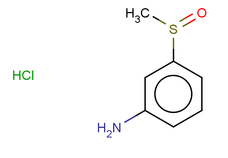 3-methanesulfinylaniline hydrochloride