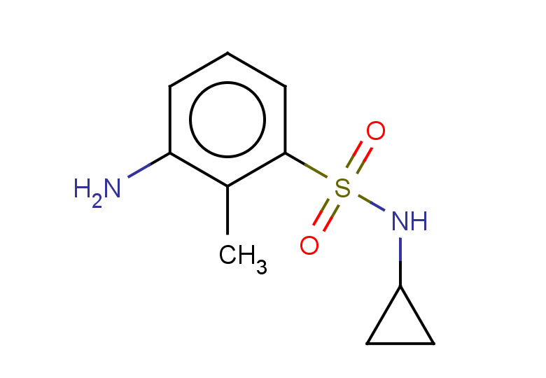 3-amino-N-cyclopropyl-2-methylbenzene-1-sulfonamide
