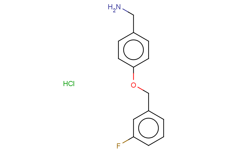 {4-[(3-fluorophenyl)methoxy]phenyl}methanamine hydrochloride