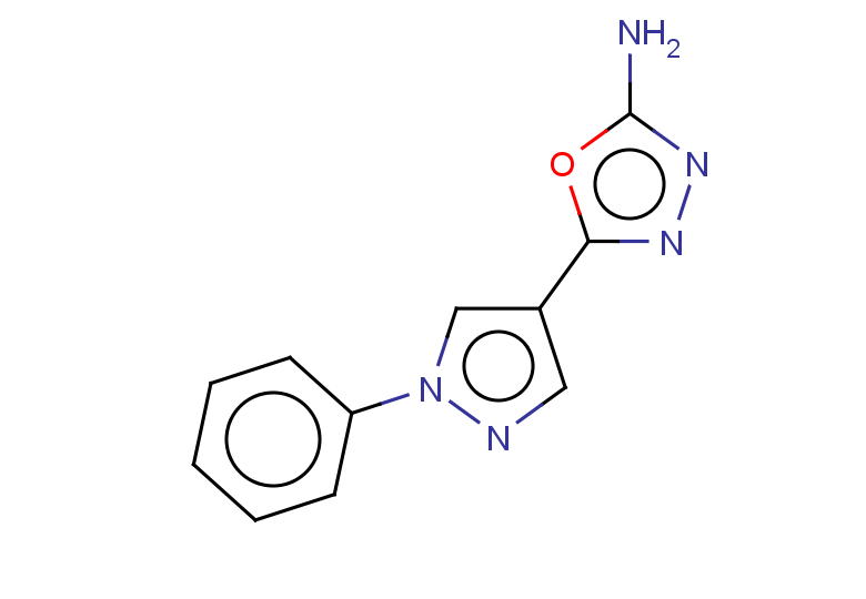 5-(1-phenyl-1H-pyrazol-4-yl)-1,3,4-oxadiazol-2-amine