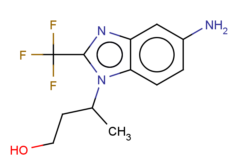 3-[5-amino-2-(trifluoromethyl)-1H-1,3-benzodiazol-1-yl]butan-1-ol