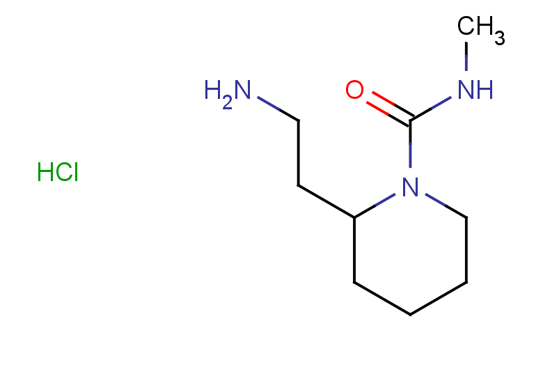 2-(2-aminoethyl)-N-methylpiperidine-1-carboxamide hydrochloride