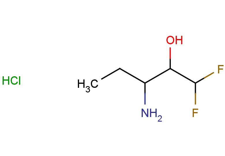 3-amino-1,1-difluoropentan-2-ol hydrochloride
