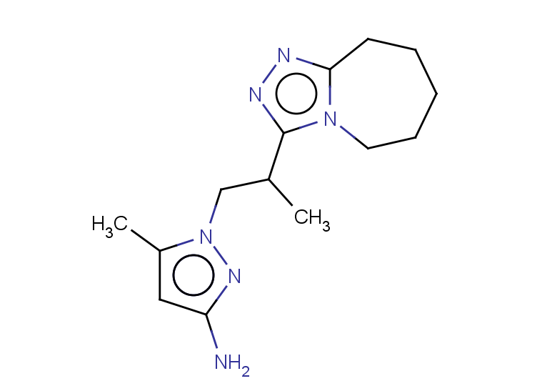 5-methyl-1-(2-{5H,6H,7H,8H,9H-[1,2,4]triazolo[4,3-a]azepin-3-yl}propyl)-1H-pyrazol-3-amine