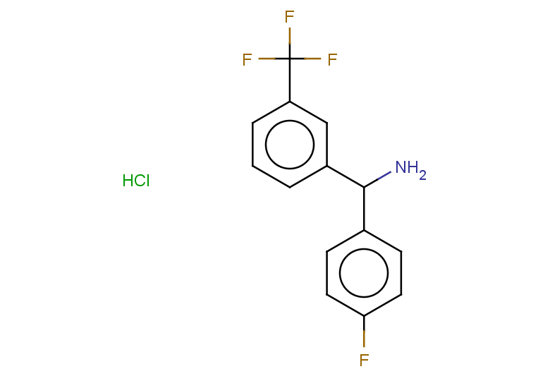 1-(4-fluorophenyl)-1-[3-(trifluoromethyl)phenyl]methanamine hydrochloride