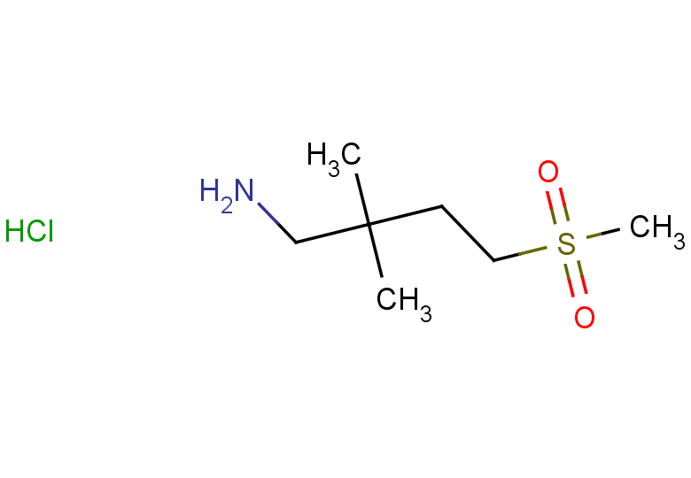 4-methanesulfonyl-2,2-dimethylbutan-1-amine hydrochloride