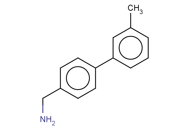[4-(3-methylphenyl)phenyl]methanamine