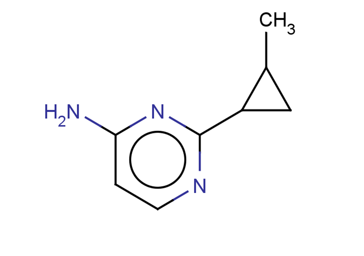 2-(2-methylcyclopropyl)pyrimidin-4-amine