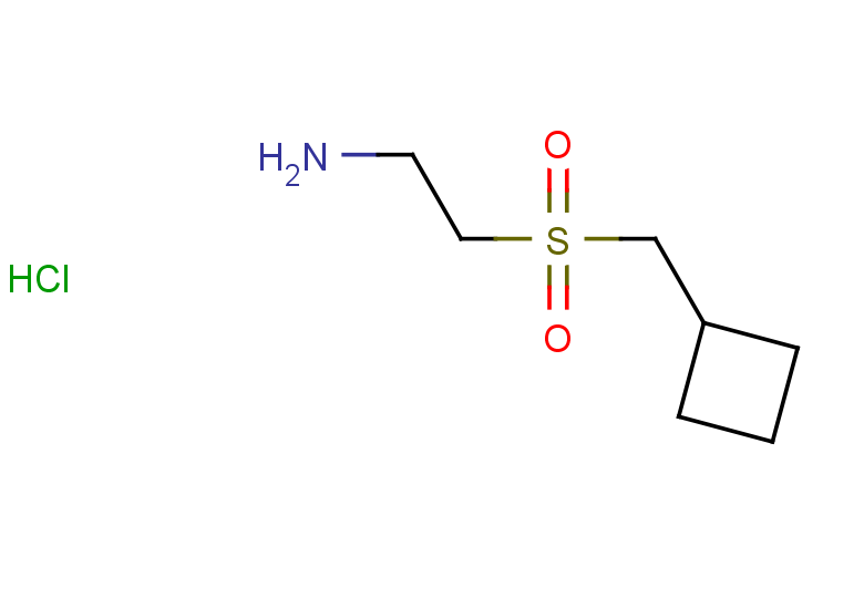 2-cyclobutylmethanesulfonylethan-1-amine hydrochloride