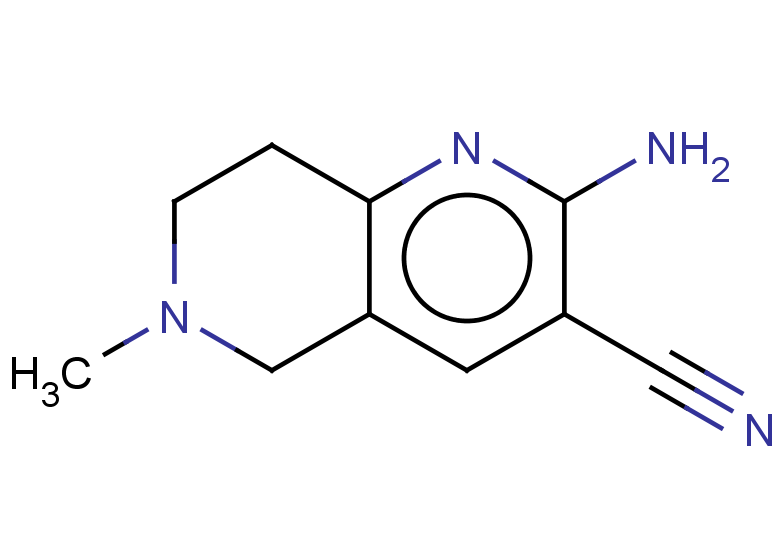 2-amino-6-methyl-5,6,7,8-tetrahydro-1,6-naphthyridine-3-carbonitrile