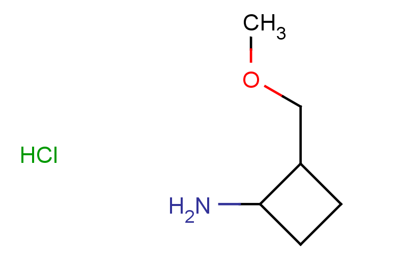2-(methoxymethyl)cyclobutan-1-amine hydrochloride