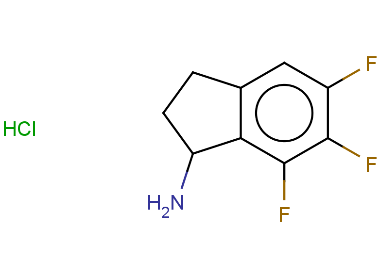 5,6,7-trifluoro-2,3-dihydro-1H-inden-1-amine hydrochloride
