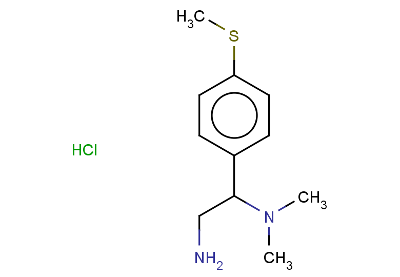 {2-amino-1-[4-(methylsulfanyl)phenyl]ethyl}dimethylamine hydrochloride