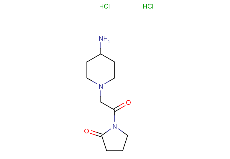 1-[2-(4-aminopiperidin-1-yl)acetyl]pyrrolidin-2-one dihydrochloride