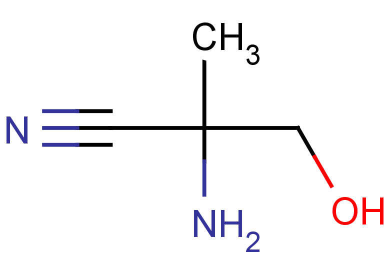 2-amino-3-hydroxy-2-methylpropanenitrile