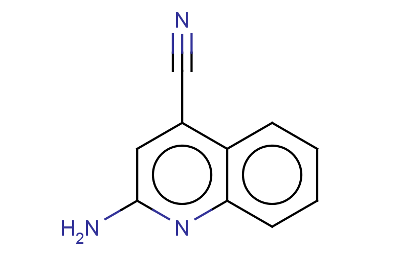 2-aminoquinoline-4-carbonitrile
