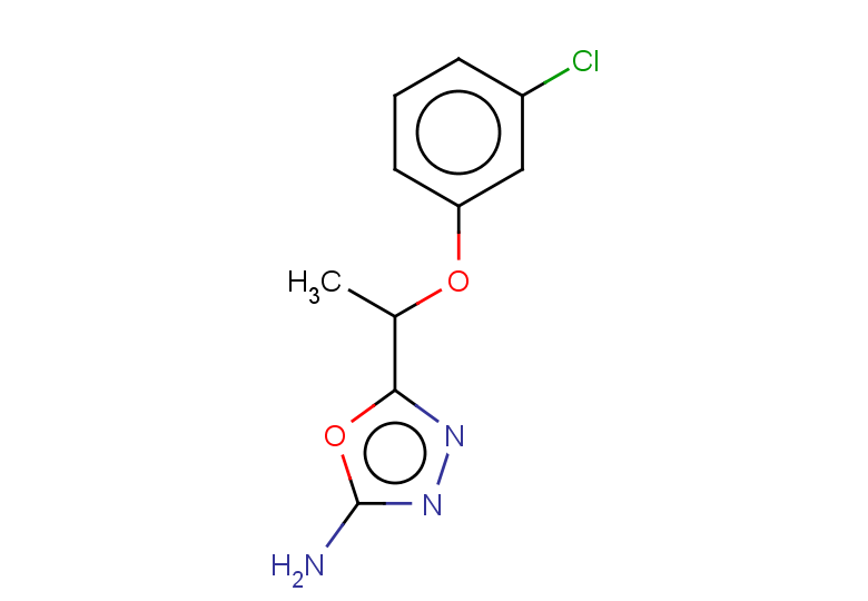 5-[1-(3-chlorophenoxy)ethyl]-1,3,4-oxadiazol-2-amine