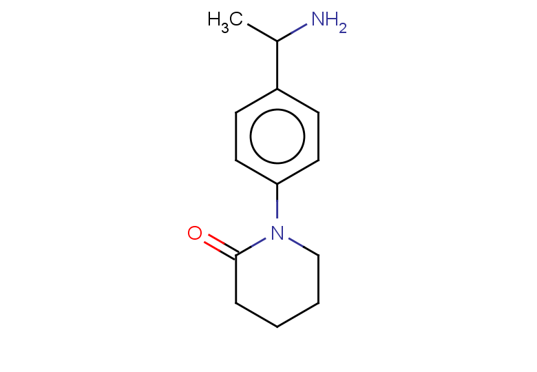 1-[4-(1-aminoethyl)phenyl]piperidin-2-one