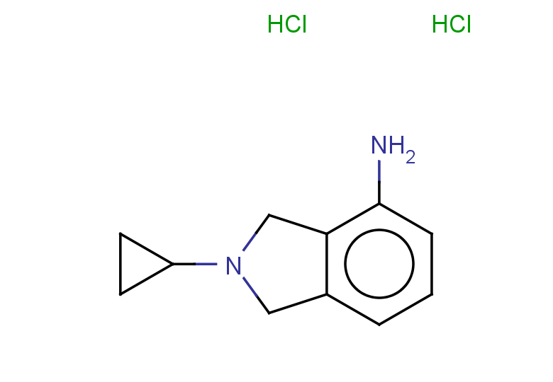 2-cyclopropyl-2,3-dihydro-1H-isoindol-4-amine dihydrochloride
