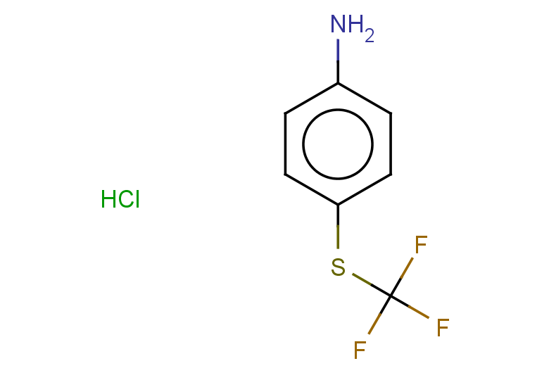 4-[(trifluoromethyl)sulfanyl]aniline hydrochloride