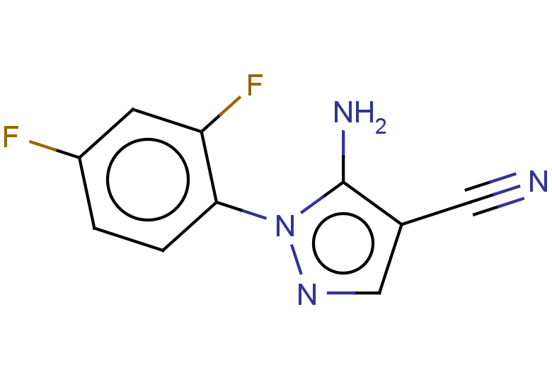 5-amino-1-(2,4-difluorophenyl)-1H-pyrazole-4-carbonitrile