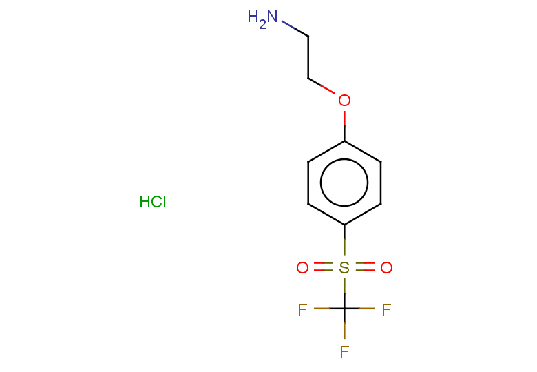 1-(2-aminoethoxy)-4-trifluoromethanesulfonylbenzene hydrochloride