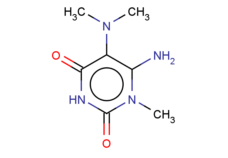 6-amino-5-(dimethylamino)-1-methyl-1,2,3,4-tetrahydropyrimidine-2,4-dione
