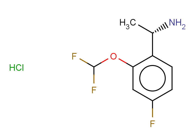 (1S)-1-[2-(difluoromethoxy)-4-fluorophenyl]ethan-1-amine hydrochloride
