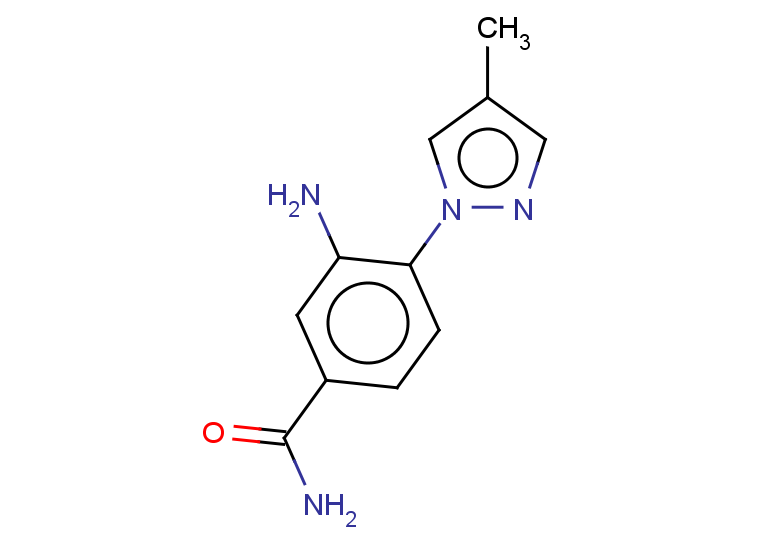 3-amino-4-(4-methyl-1H-pyrazol-1-yl)benzamide
