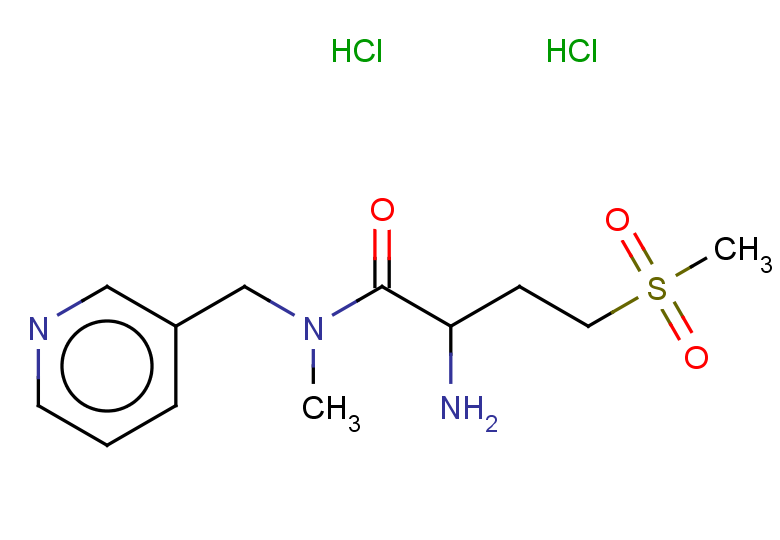 2-amino-4-methanesulfonyl-N-methyl-N-(pyridin-3-ylmethyl)butanamide dihydrochloride