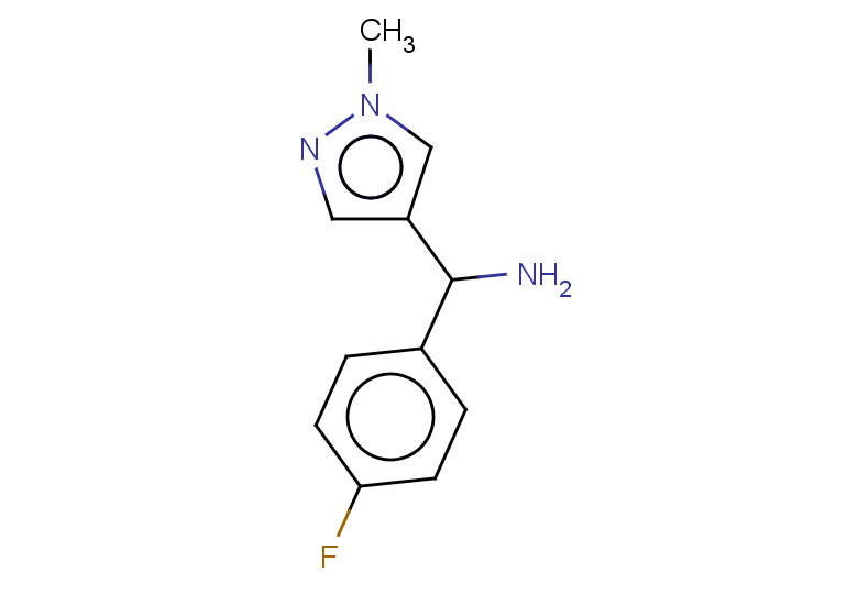 (4-fluorophenyl)(1-methyl-1H-pyrazol-4-yl)methanamine